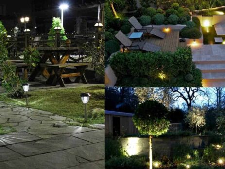 mẫu đèn trang trí sân vườn