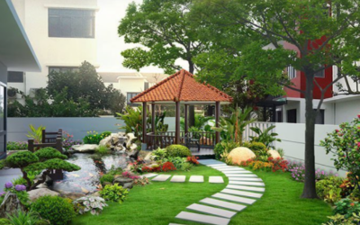 Sân vườn mini vừa tô điểm vừa tiết kiệm không gian cho ngôi nhà bạn