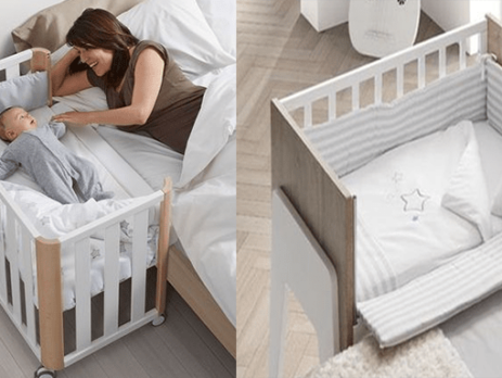 Lựa chọn giường ghép cho bé với bố mẹ bảo vệ bé an toàn