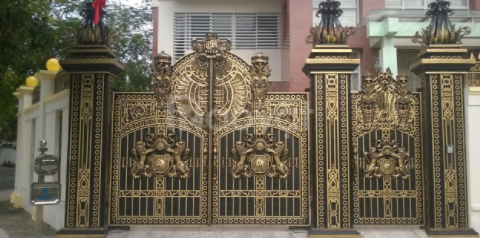 cổng rào biệt thự