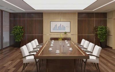 Bàn họp gỗ công nghiệp - sự lựa chọn hàng đầu cho không gian phòng họp