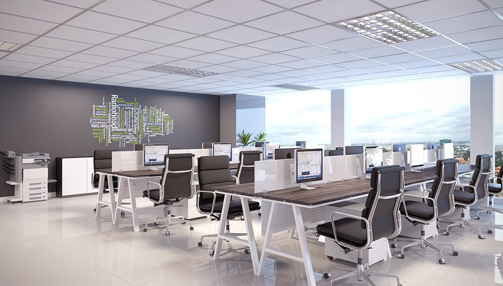 Có nên chọn bàn làm việc 1m6 cho không gian văn phòng không?
