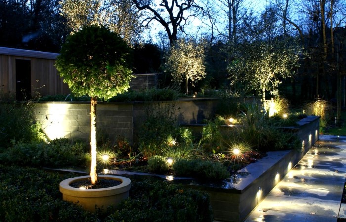 Lưu ý lắp đặt đèn vườn trang trí theo từng vị trí