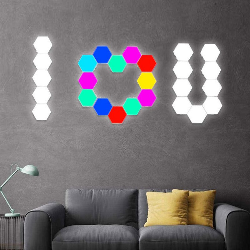 Cách sử dụng đèn LED trang trí dán tường