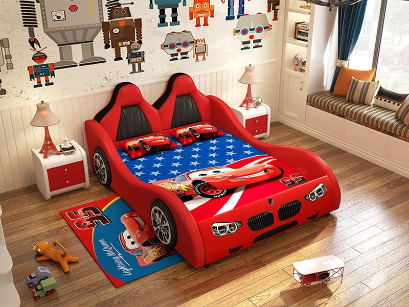 Giường cho bé trai - giường ngủ hình ô tô