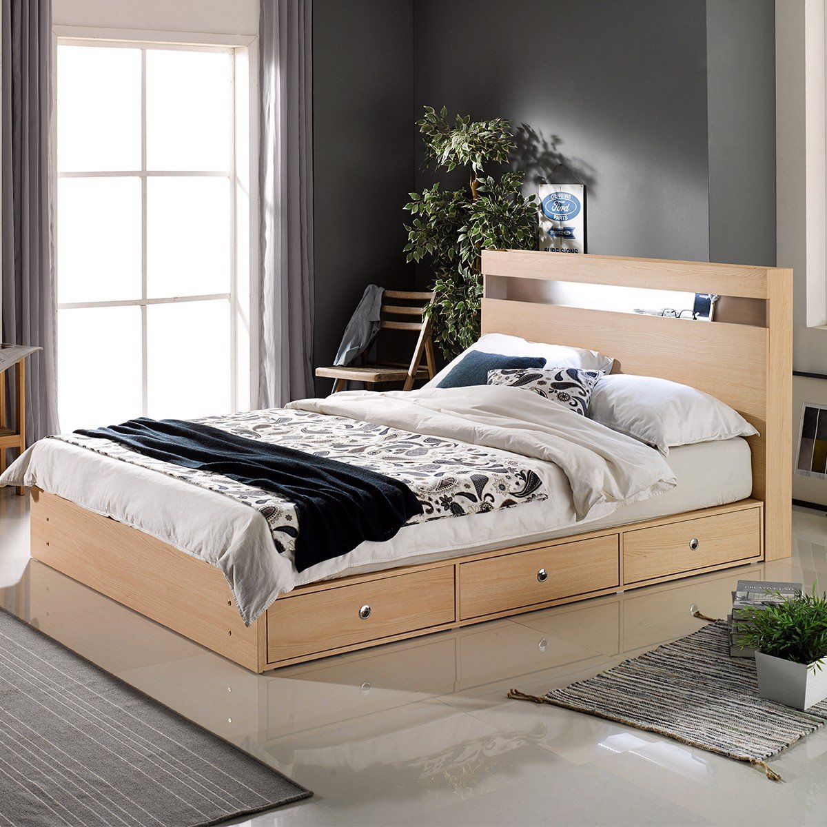 Giường gỗ 1m2 là gì? Xu hướng chọn giường gỗ 1m2