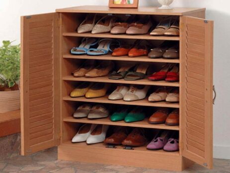 Một vài mẹo hữu ích với tủ đựng giày dép bằng gỗ