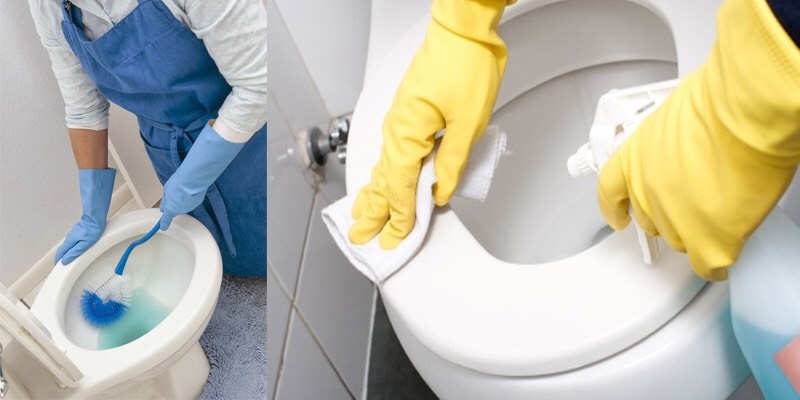 Cách vệ sinh bồn cầu sạch khuẩn