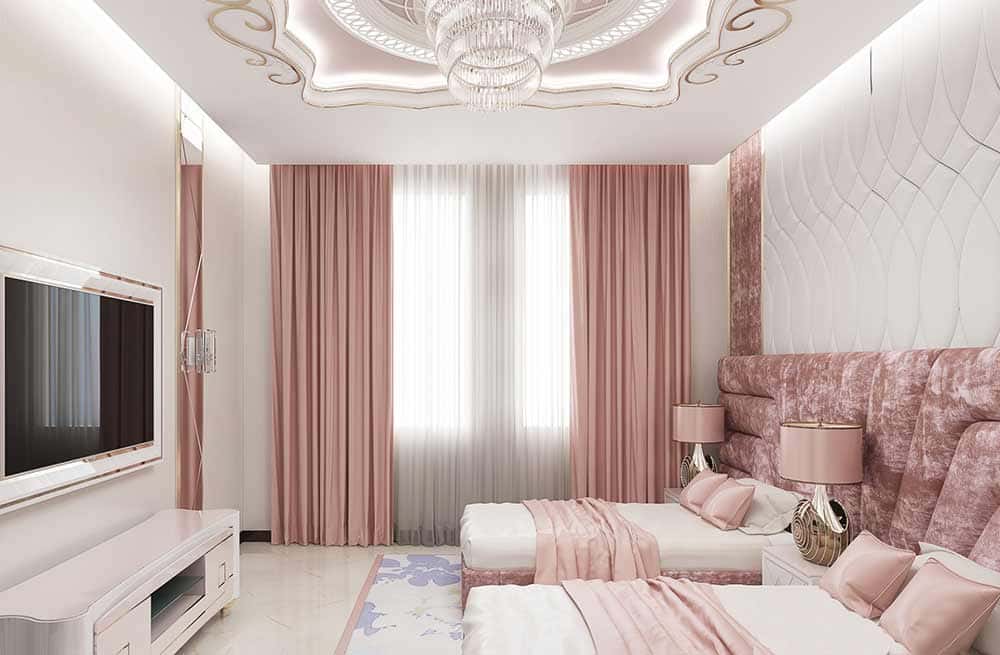 Làm mới không gian phòng ngủ của bạn bằng rèm cửa màu hồng tươi sáng. Một sự lựa chọn tuyệt vời để tạo ra không gian ngủ thật ấm áp và dễ chịu. Hãy để chiếc rèm phù hợp với sở thích của bạn trở thành điểm nhấn hoàn hảo cho căn phòng của bạn.