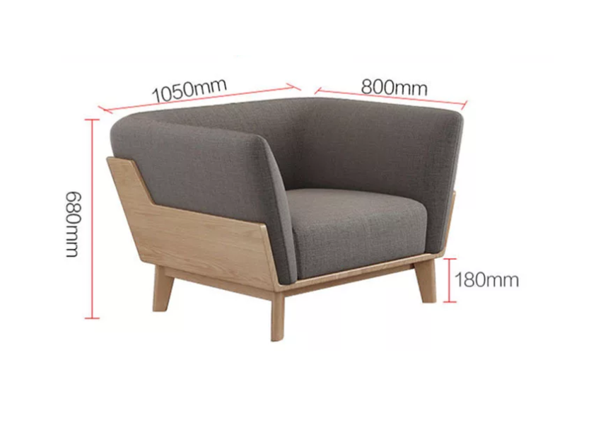 sofa đơn với sự tiện nghi và nhỏ gọn cho không gian nhà bạn.