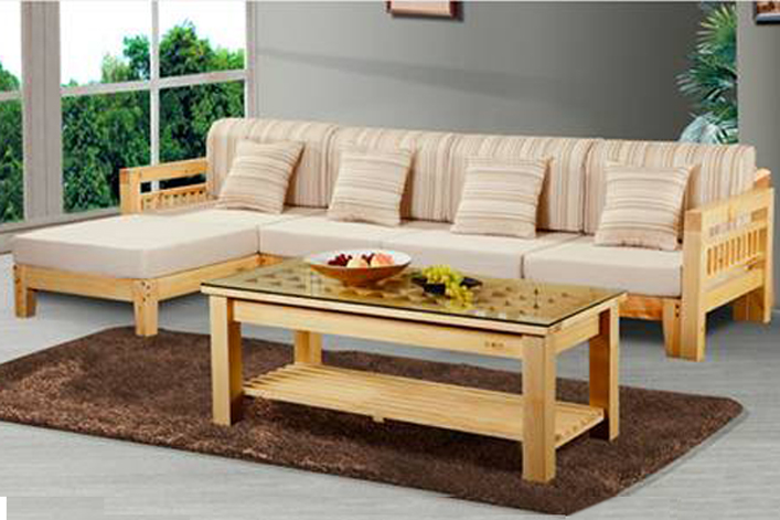 sofa gỗ công nghiệp