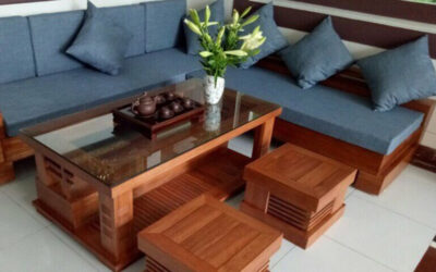 ghế sofa gỗ đơn giản