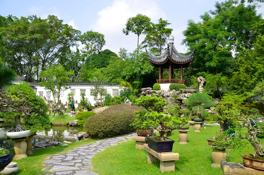 Thiết kế sân vườn phong cách Trung Quốc