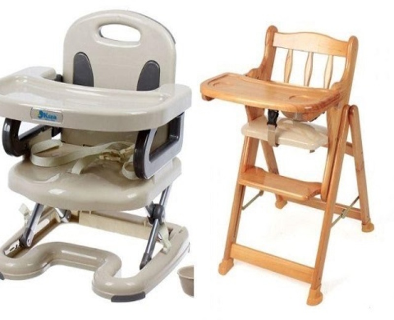 Phụ huynh nên chọn mua ghế ăn dặm cho bé bằng gỗ hay ghế ăn dặm bằng nhựa?