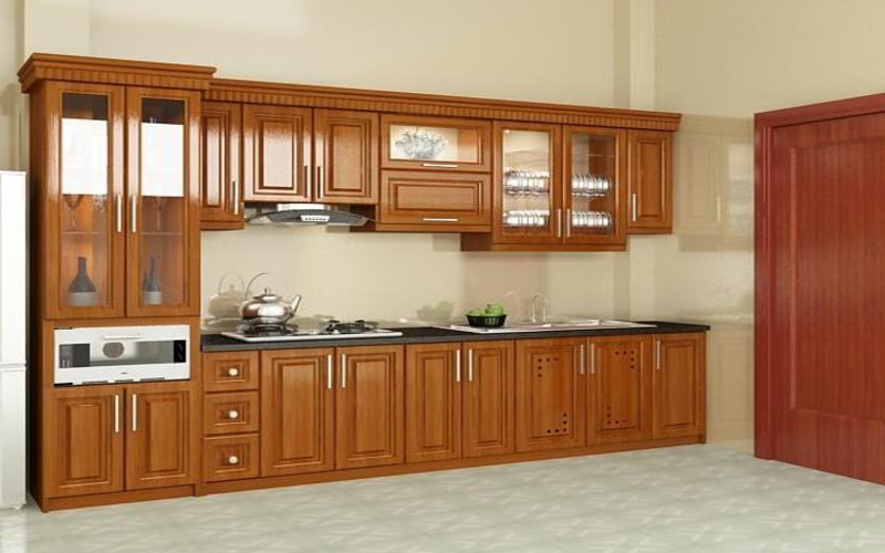 Tủ bếp gỗ gõ đỏ có phải là lựa chọn tốt cho căn bếp nhà bạn?
