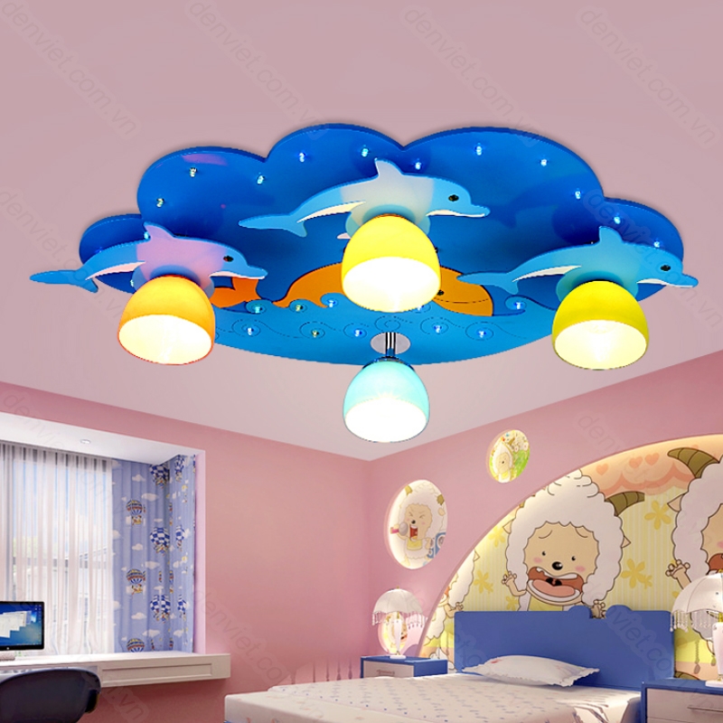 List các mẫu đèn trang trí phòng ngủ trẻ em siêu yêu như lạc vào giới cổ tích 