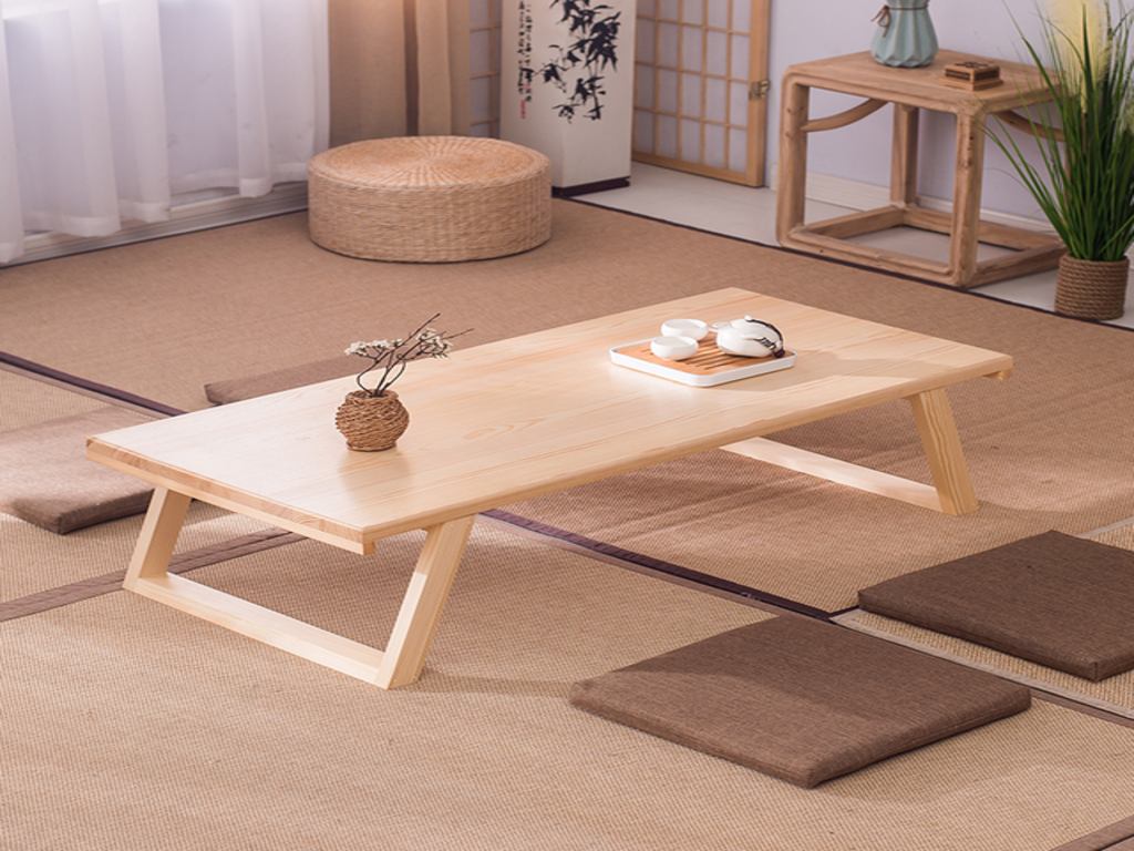 Bàn ăn kiểu Nhật chân gấp - giải pháp nội thất cho không gian hẹp nên cân nhắc