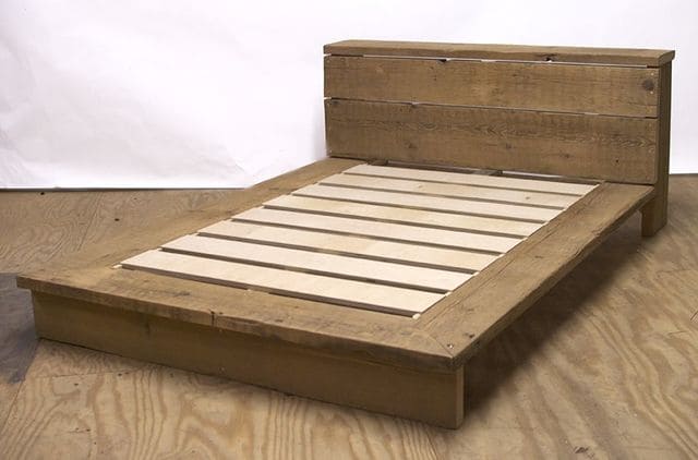 Dát giường hộp gỗ tự nhiên