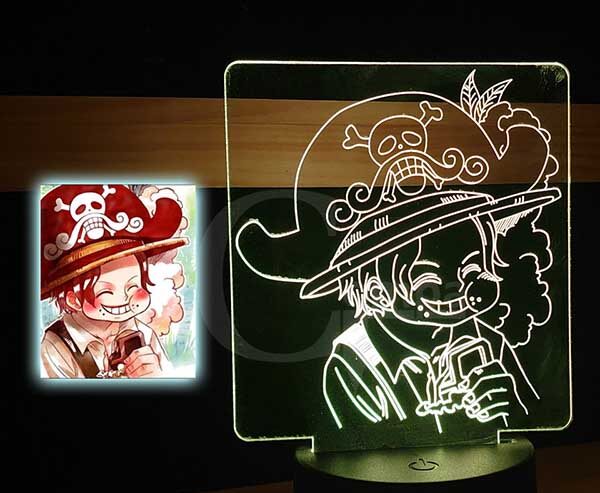 Một số mẫu đèn ngủ One Piece được ưa chuộng hiện nay