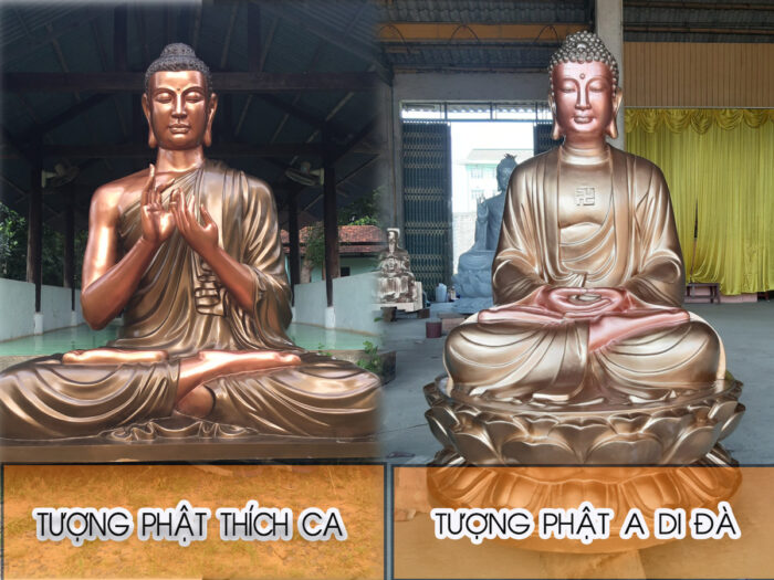 Bạn phải biết những điều này để đừng nhầm lẫn tượng Phật Thích Ca và A Di Đà