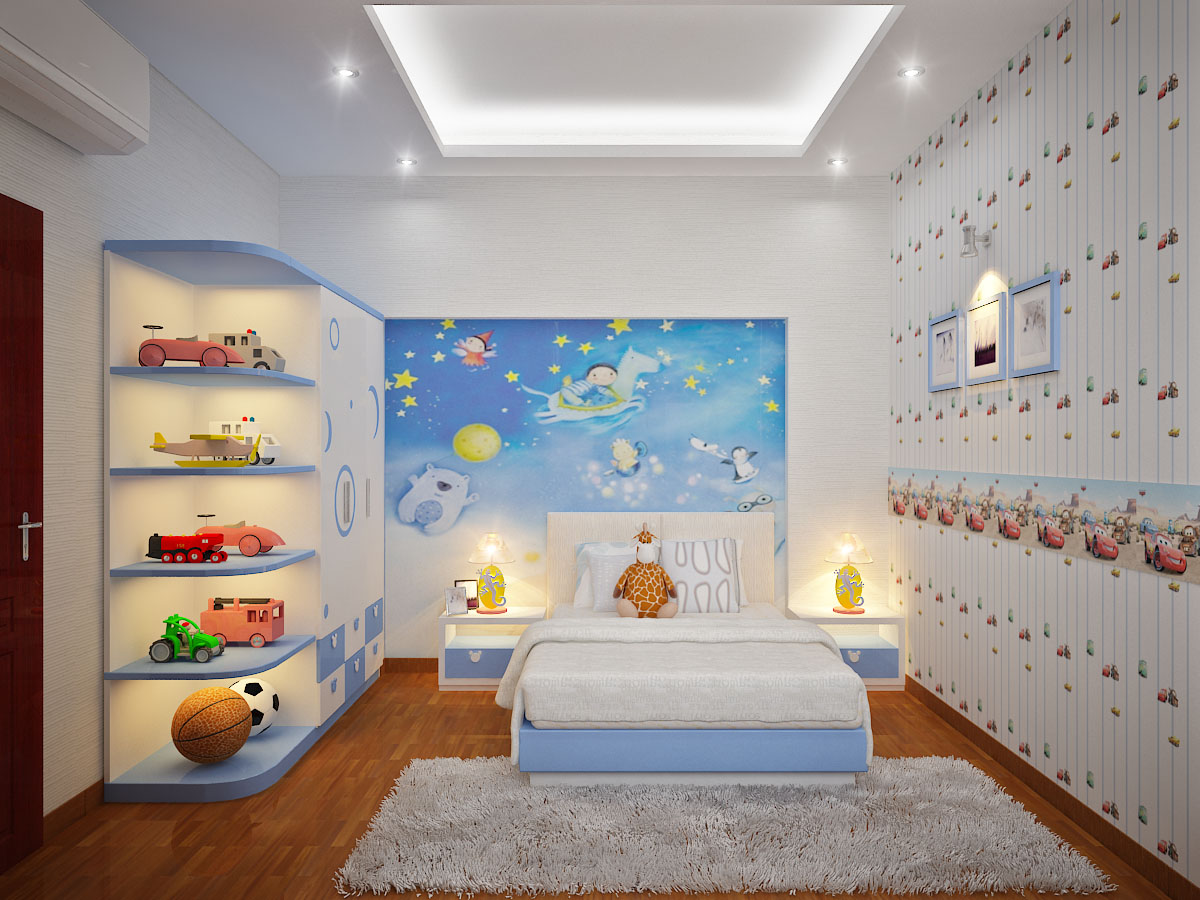 Một số mẫu trần phòng ngủ đẹp dành cho gia đình bạn.