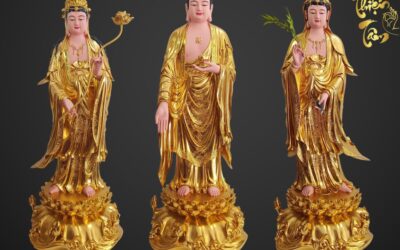 Tượng Phật Tây phương Tam thánh là gì và những điều mà bạn cần biết đến