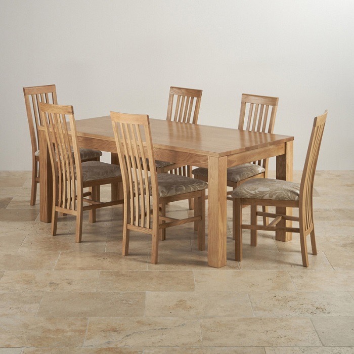 bộ bàn ghế gỗ sồi