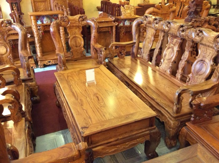 Bộ bàn ghế gỗ cẩm lai