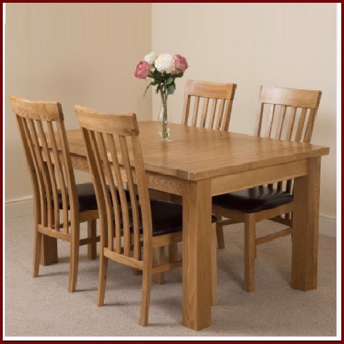Bộ bàn ăn 4 ghế gỗ sồi