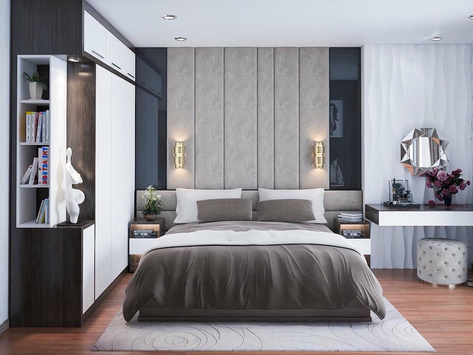 Thiết kế phòng ngủ cho nữ phong cách hiện đại và đa năng 