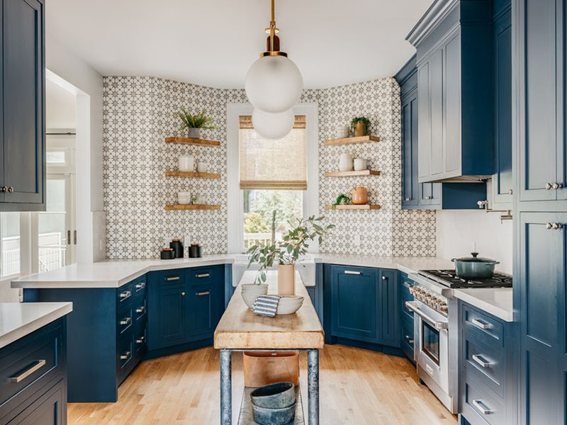 Giải pháp thiết kế bếp nhỏ giúp gia đình bạn có thể mở rộng tối đa không gian