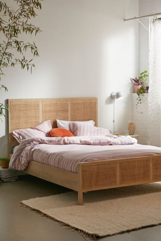 Giường mây tre đan - Sản phẩm hiện đại giúp bạn thư giãn trong phòng ngủ 