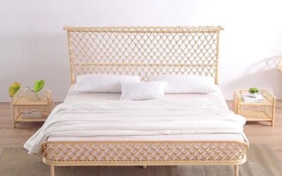 Giường mây tre đan - Sản phẩm hiện đại giúp bạn thư giãn trong phòng ngủ