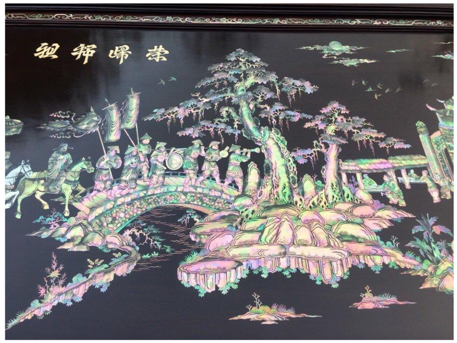 Cùng tìm hiểu về nguồn gốc của các bức tranh nghệ thuật làm từ khảm trai