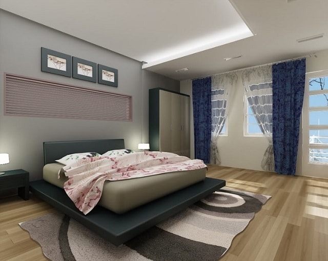 Một số mẫu trần thạch cao cho phòng ngủ hình chữ nhật đẹp sang trọng cho gia đình bạn