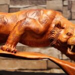 Những ý nghĩa của tượng hổ bằng gỗ trong phong thủy và cách bài trí hợp lý