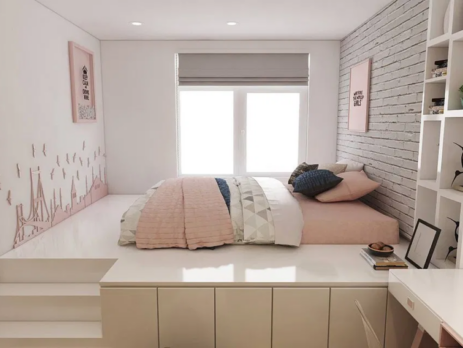 Mách bạn tuyệt chiêu thiết kế trang trí phòng ngủ 5m2 nhỏ gọn tối ưu không gian