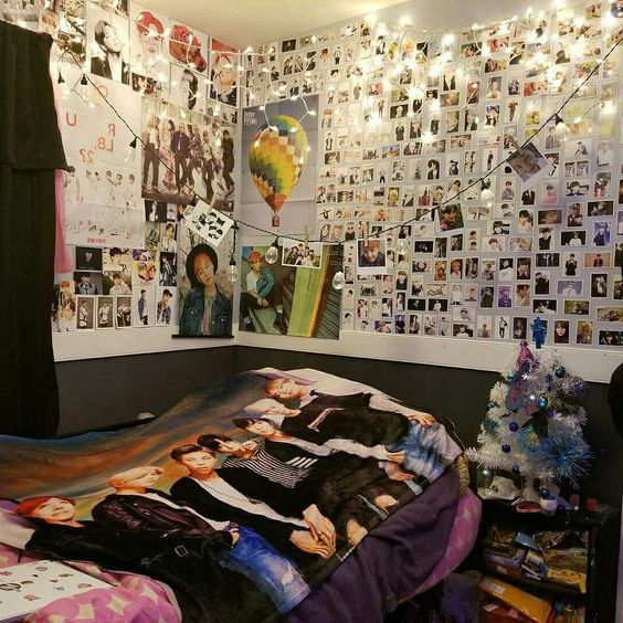 Tổng hợp các cách trang trí phòng ngủ army cực ngầu - Fan BTS không thể bỏ qua 
