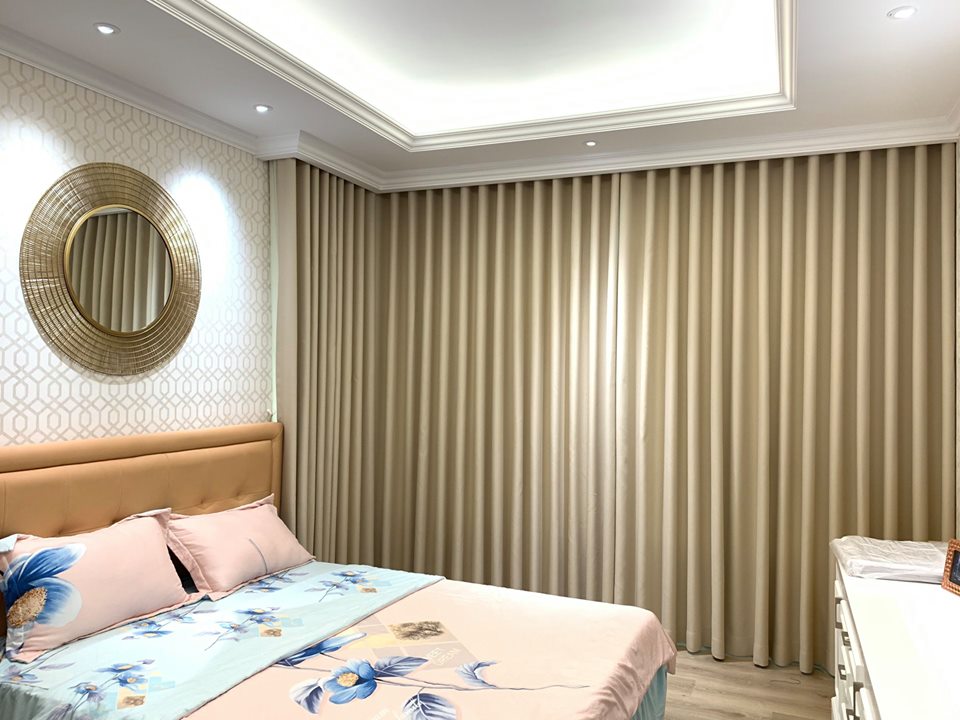 Mẫu rèm cứa sổ phòng ngủ hiện đại