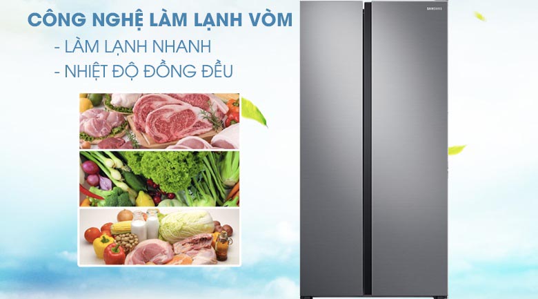 Giới thiệu tủ lạnh Samsung inverter 647 lít rs62r5001m9/sv