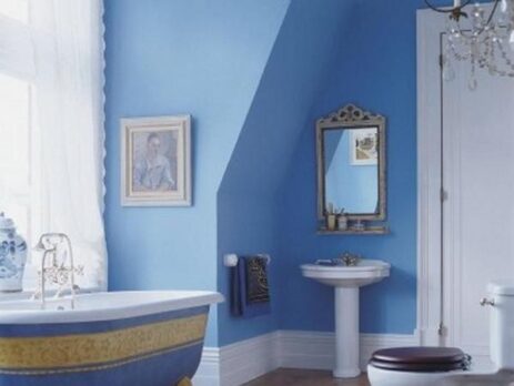 Sơn tường màu xanh dương - Màu sơn phù hợp cho từng căn phòng trong gia đình của bạn