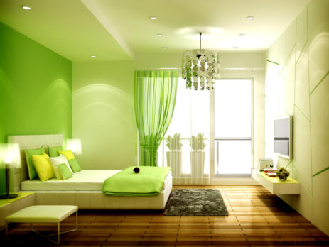 Sơn màu xanh lá - Một màu sơn cho căn nhà vô cùng tinh tế, hoàn hảo và nổi bật hơn