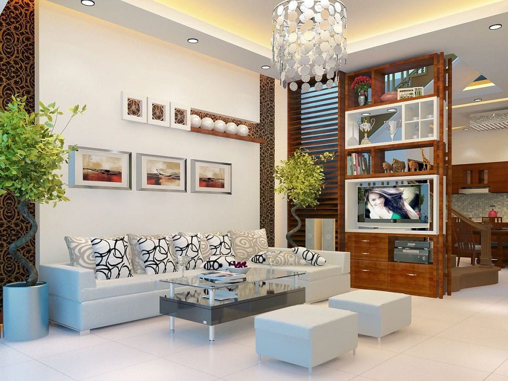 Bí kíp trang trí nội thất phòng khách nhà ống 4m đẹp mê ly 2022  Nội thất  Dung Thủy