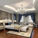 Trang trí phòng ngủ 20m2 phong cách tân cổ điển