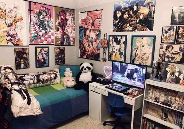TOP 20 mẫu trang trí phòng ngủ anime 