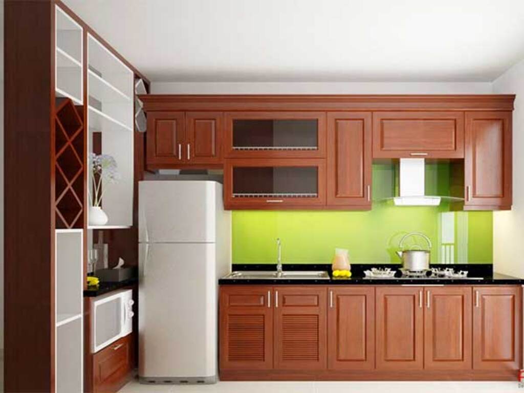 Bạn có nên chọn mua tủ bếp gỗ xoan đào cho căn bếp hay không?