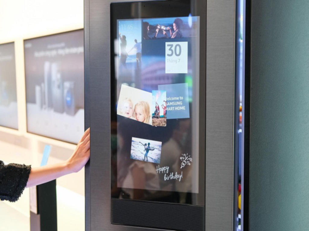 Tủ lạnh Samsung có màn hình - vẻ đẹp sang trọng cho căn bếp