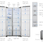 Giới thiệu tủ lạnh Samsung inverter 647 lít rs62r5001m9/sv