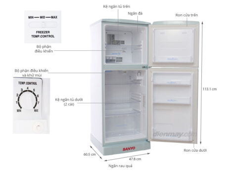 Những gia đình nào nên sở hữu tủ lạnh Sanyo 120l SR-125RN