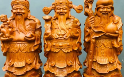 Cùng tìm hiểu những ý nghĩa của bộ tượng gỗ Phúc Lộc Thọ - tượng tam tiên